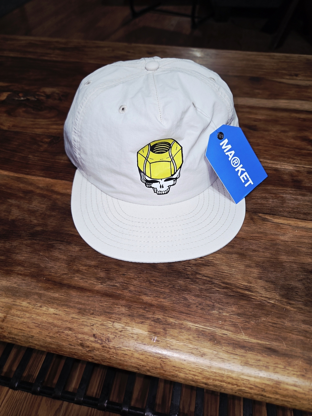 MARKET x Grateful Dead "Nut Head" Nylon 5-Panel Strapback Hat.
